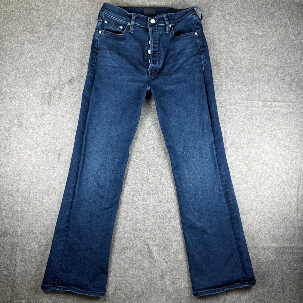 Mother The Tripper Ankle Jeans Taking Shape Dark Wash Button Fly 27 MRSP $238